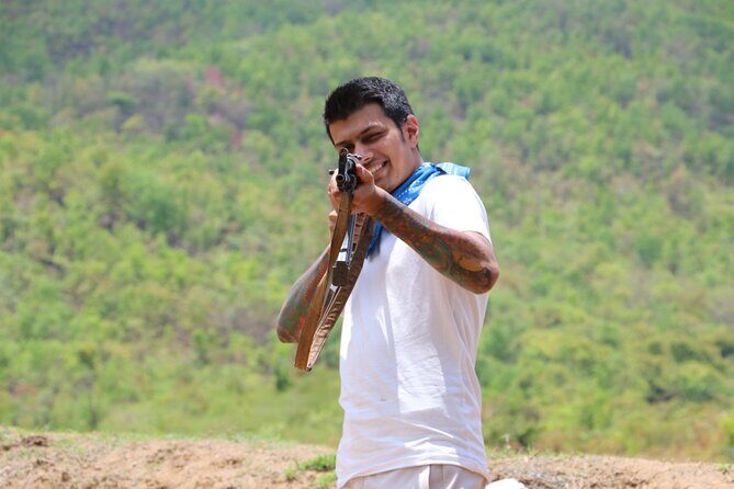 2 days Tour Cambodia shooting Range Phnom Penh Experience + video - Shooting at the outdoor range: training, weapon variety, and what costs extra