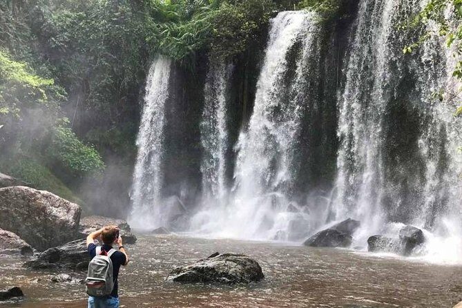 3 day private tour: Angkor,waterfall,Beng Mealea,floating village,Banteay srei. - Day 3: Kulen Mountain’s Holy River Stops, Waterfall Swim, and Tonle Sap Floating Life