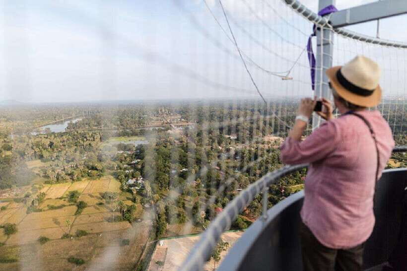 Angkor Balloon Sunrise or Sunset ride and Pick up/Drop off - Aerophile helium balloon: why this setup feels different