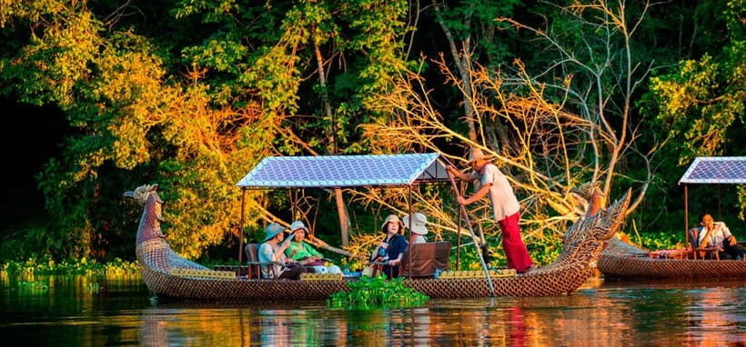 Angkor Bike tour & Gondola Sunset Boat - Rural Siem Reap lanes: rice fields, family plots, and calm