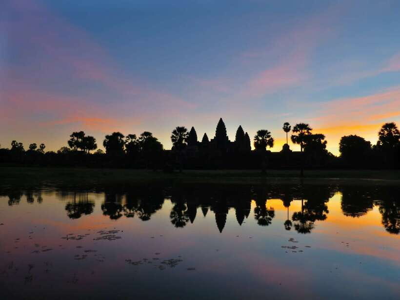 Angkor Wat: Sunrise 2.5 Days Temples & Tonle Sap-Small Group - Angkor Thom by daylight: South Gate, Bayon faces, and Ta Prohm’s roots