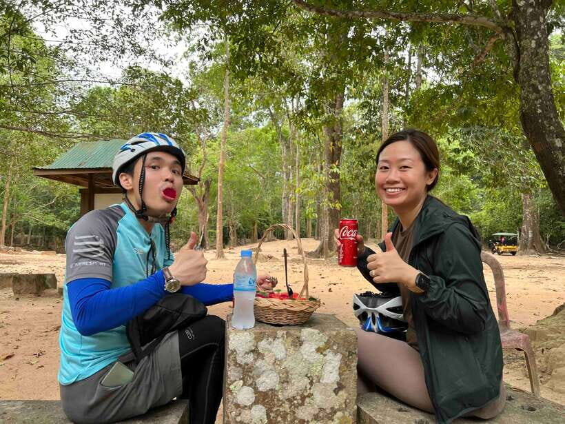 Angkor Wat Sunrise Bike Tour With Lunch Included - Pedal power through Angkor Thom’s gates and terraces