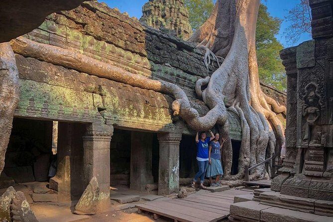 Angkor Wat Sunrise Experience with Breakfast - Ta Prohm: Jungle Temple Mood With Tree Roots Left in Place
