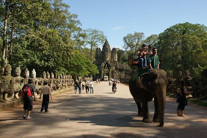Angkor Wat Sunrise with Bayon & Ta Phrom - Angkor Thom’s South Gate Stop: Getting Your Bearings Fast