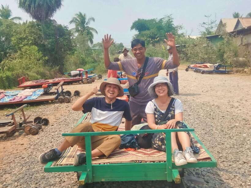 Bamboo Train, Banann Temple, Fruit Bat, Bat Cave, Sunset - Riverside bridge, plantations, and the “slow look” factor