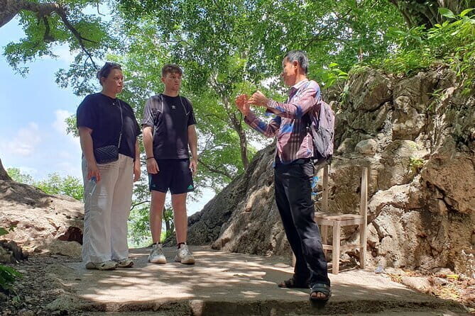 Battambang City and Country side Full day Tour - Prasat Ek Phnom: older ruins, a big Buddha, and a quick stop