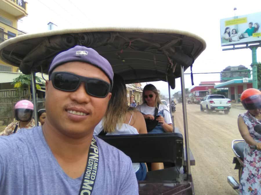 Battambang,Tuktuk and kayak, BambooTrain ,Wat Banan,Bat cave - Wat Banan Temple and the bat sightings before the caves