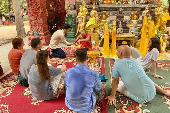 Buddhist Monastery with Monks Water Blessing - The Monastery Start: Learning the Meaning Before the Chanting