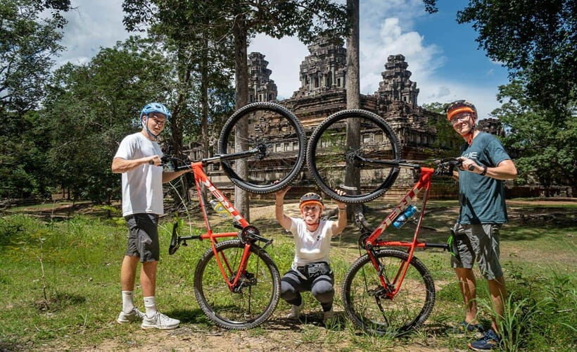Cycle Angkor Backroad Bike Tour / E-Bike or Tuk Tuk - Jungle trails to Ta Prohm: the temple that feels alive