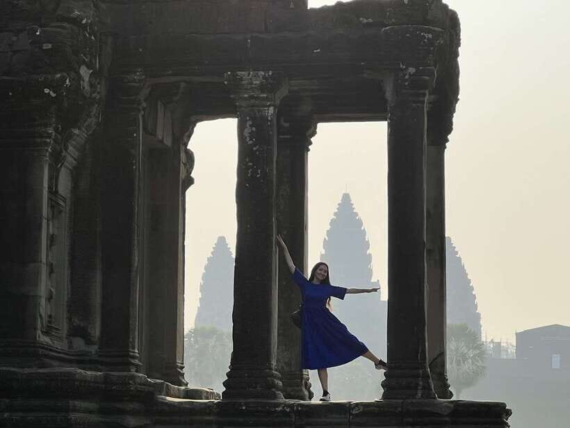 Explore Angkor Wat by Bike and Sunset - Phnom Bakheng sunset: the climb and the payoff