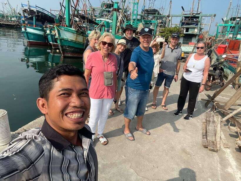 Exploring Sihanoukville: Shore Excursions from Cruise Ports - One Lion Circle to Wat Leu Pagoda: a view-first cruise setup