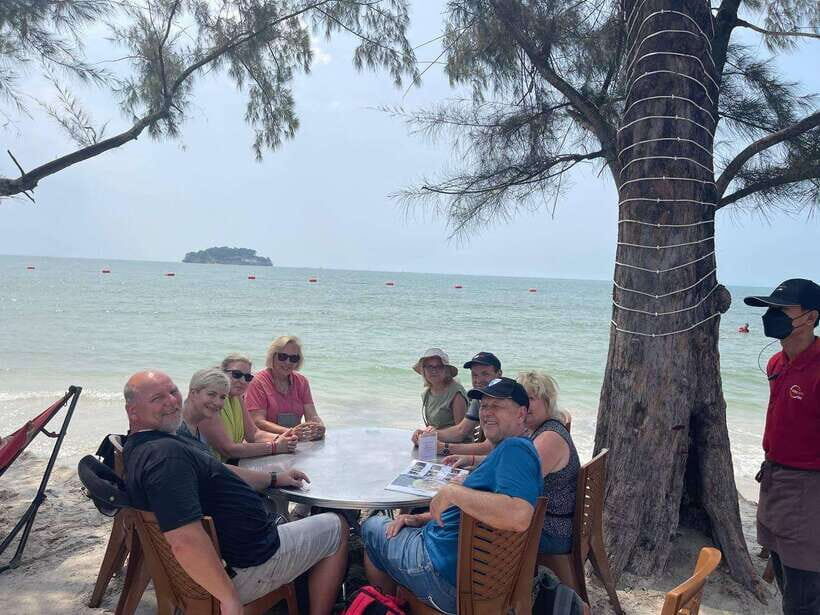 Exploring Sihanoukville: Shore Excursions from Cruise Ports - Golden Lion Statue and beach strolling: the easy way to end the culture load