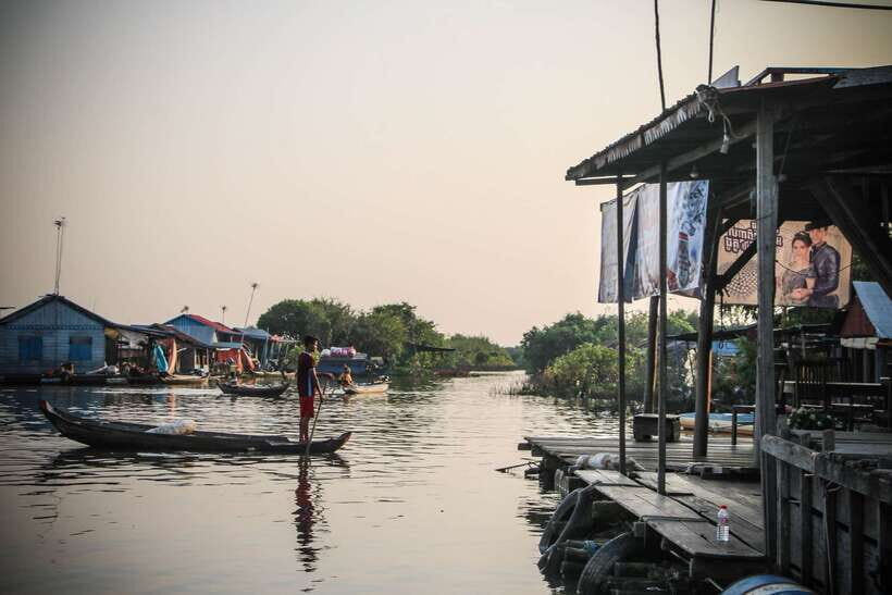 Floating Village and Tonlé Sap Sunset Tour - Getting to the Dock: The Siem Reap Countryside Van Ride
