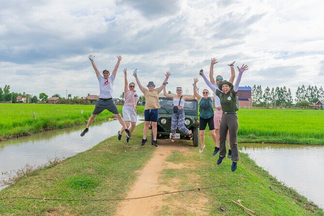 Floating Village Sunset Boat & Jeep Tour - Inclusive Drinks - Chreav family house: coconut or juice and how farm life actually runs