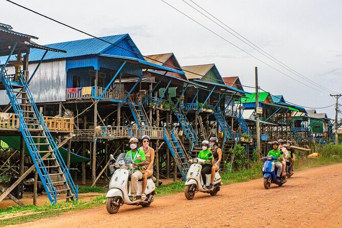 Floating Village Sunset boat Vespa Tour / Tuk Tuk Available - Sunset from the upper deck: timing, comfort, and photo tips