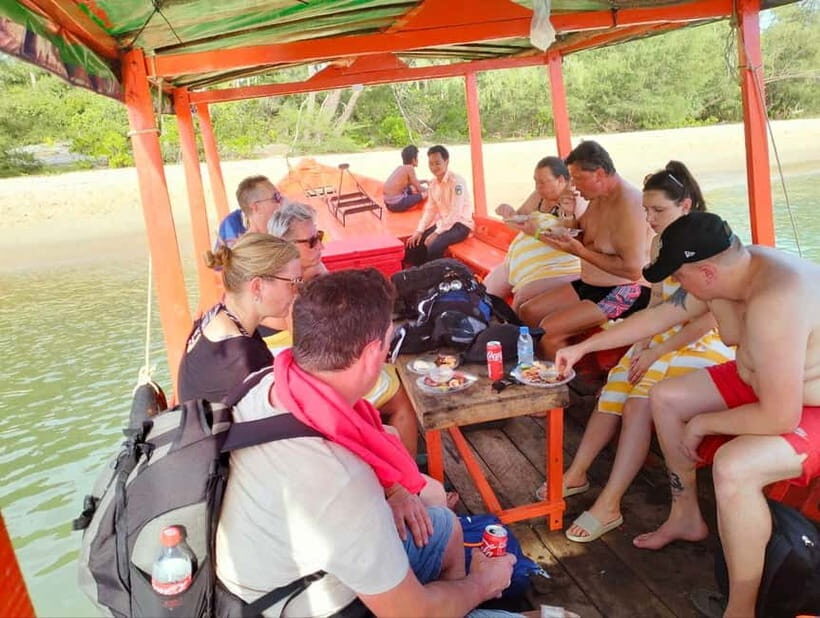 Full Day City Tour with A Boat Trip to 2 Islands - Otres Pier to Koh Chalous: Fishing, Snorkeling, and Drinks