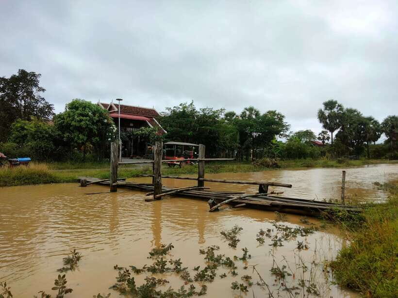 Full-day: Original bamboo train, Wat Banan, Phnom Sampov - Bat Cave sunset with a cold beer
