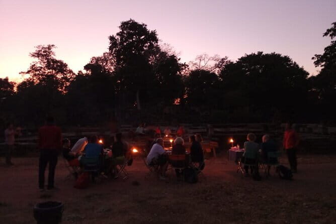 Full Day Tour from Siem Reap - Bamboo Train, Killing Cave & Sunset - Battambang Bat Caves at dusk: how the show usually plays