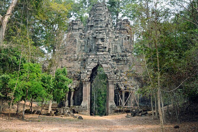 Guided Private A/C vehicle Tour Angkor Wat and Small Circle and Five Extras - Morning Angkor Wat from the East Gate (then West Gate later, briefly)