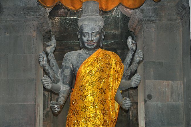 Guided Private A/C vehicle Tour Angkor Wat and Small Circle and Five Extras - Private A/C vehicle logistics: English guide, driver waiting, and time saved