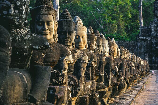 Guided Private A/C Vehicle Tour to Angkor Wat and Small Circle with Two Extras - Back to Angkor Wat late afternoon: reflections and towers in softer light