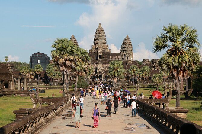 Half Day Angkor Wat Tour - Private A/C vehicle and a guide who helps you read the stones