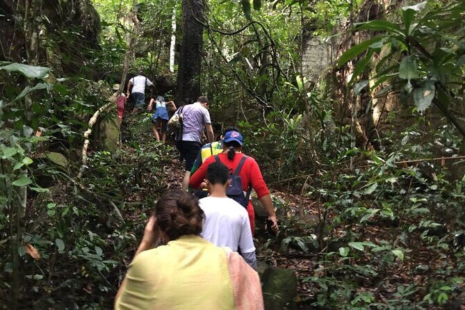 Jungle Trekking Tour at Phnom Kulen National Park from Siem Reap - Phnom Kulen Waterfall: swimming time, plus a real caution for your body