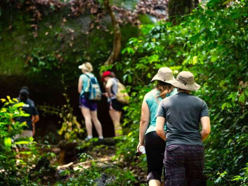 Kbal Spean Trekking Tour with Banteay Srei & Landmine Museum - Kbal Spean trekking to the River of a Thousand Lingas