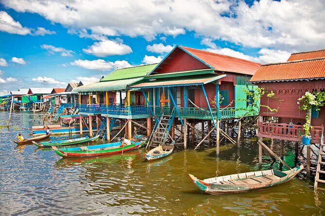 Kompong Khleang Floating Village from Siem Reap - Kompong Khleang floating village: stilt houses, fishing life, and changing waters