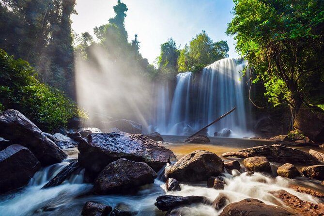 Kulen Waterfall, 1000 Linga River & Beng Mealea Small-Group Tour - Phnom Kulen National Park: a sacred sandstone plateau with real structure