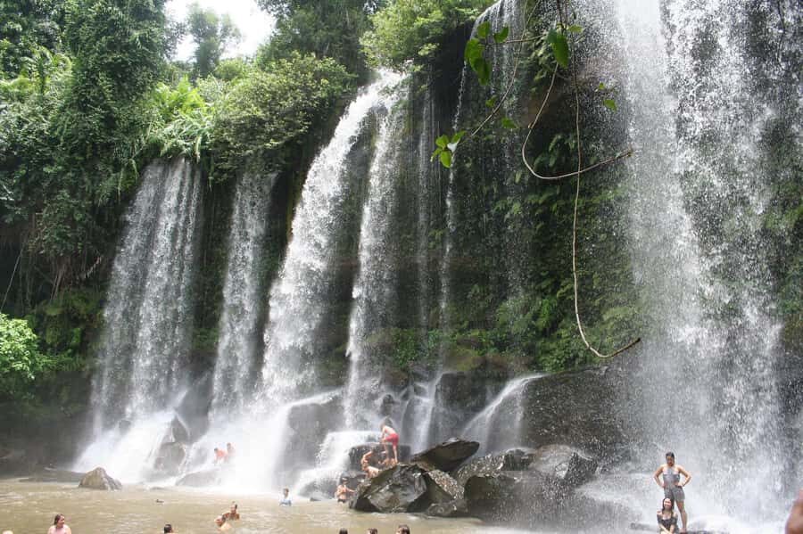 Kulen Waterfall: Rise and Shine with Cliff, Village w/ Guide - Kulen waterfalls: your chance to cool off and walk without pressure