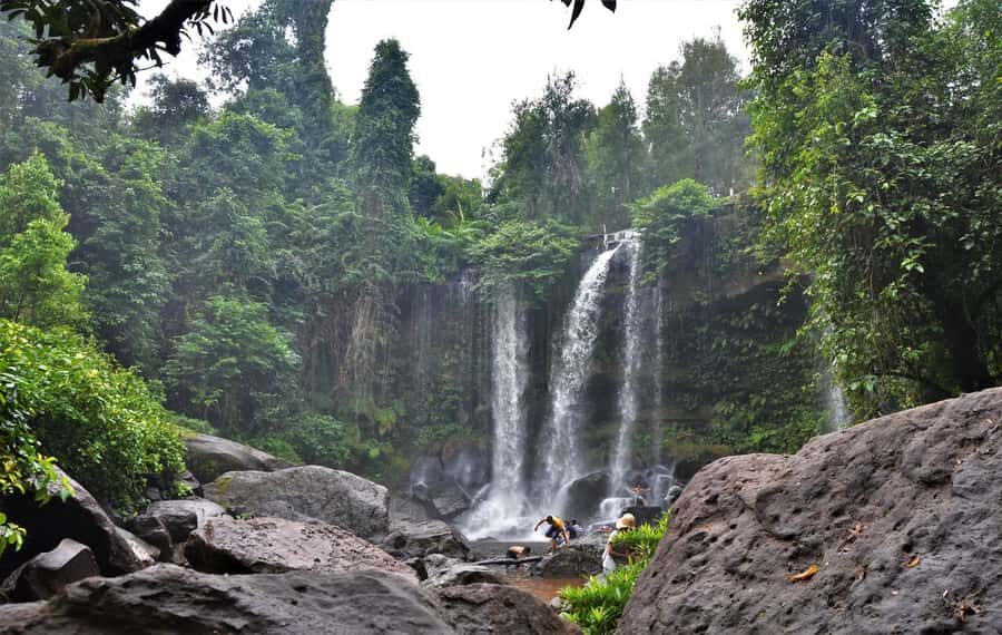 Kulen Waterfall: Rise and Shine with Cliff, Village w/ Guide - The pickup drive: comfort, timing, and a van that keeps the day easy