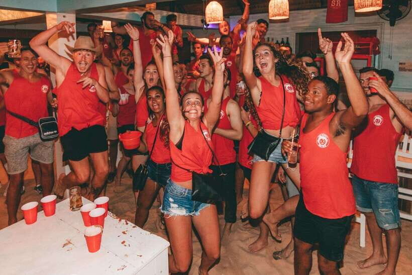 Mad Monkey Siem Reap Pub Crawl - Free shots on the hour: fun, but keep an eye on your pace