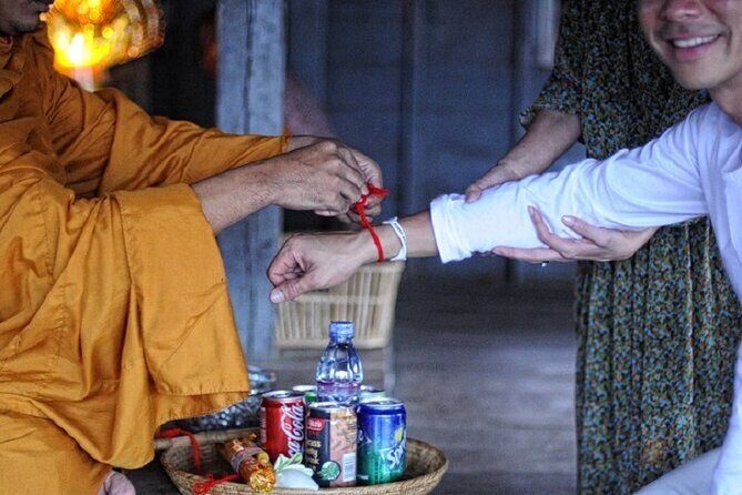 Monk Blessing Ceremony - The Red Thread Wrist Blessing: Small Token, Big Meaning