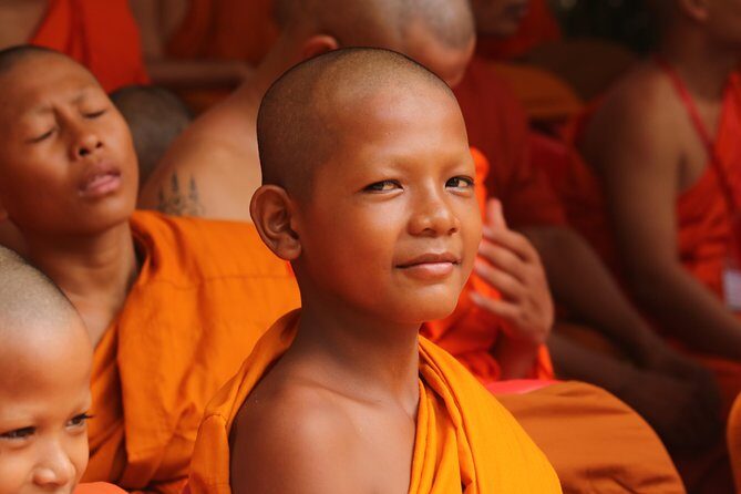 Monk Blessing Ceremony in Siem Reap - Buddhist Monk Blessing at Wat Athvear Temple