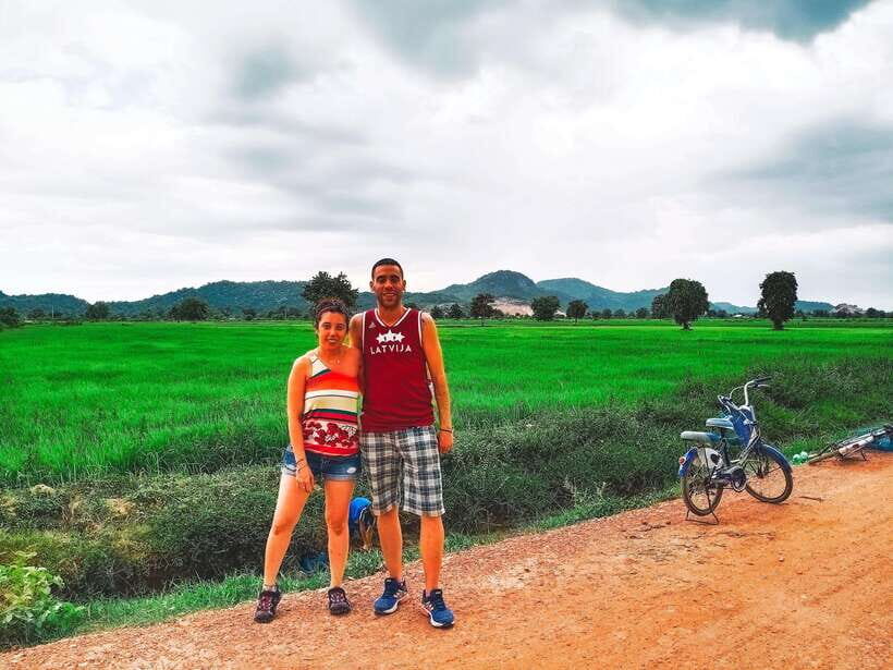 North Battambang,rice paper, rice wine, bat cave Sun Set - Wat Samrong khnong killing field: powerful history, handled with context