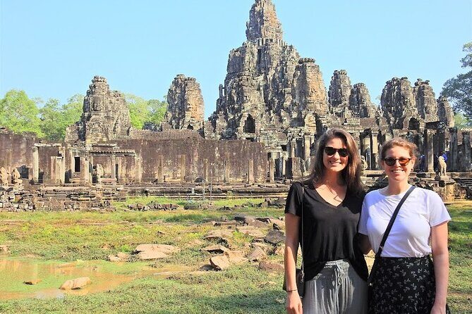 Private 2 Days Angkor Wat Sunrise, Floating Village & Beng Mealea - Day 1 temple circuit: Bayon, Ta Prohm, Baphuon, and the carved terraces