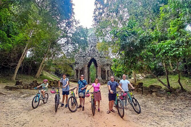 Private Angkor Sunrise Bike Tour Supported By Minivan - Angkor Wat Sunrise: Architecture, Symbolism, and Bas-Reliefs
