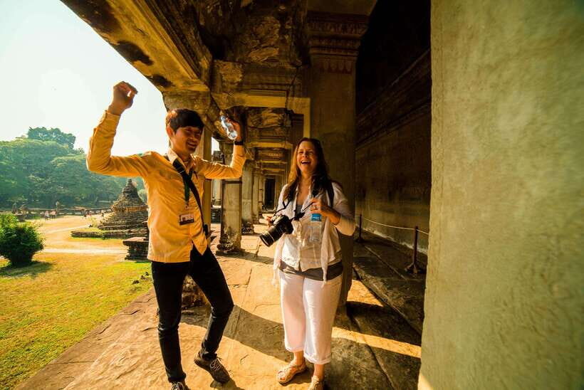 Private Angkor Sunrise, Guide Breakfast and Tuktuk included - Angkor Wat Corridors, Bas-Reliefs, and the Meaning Behind the Stone
