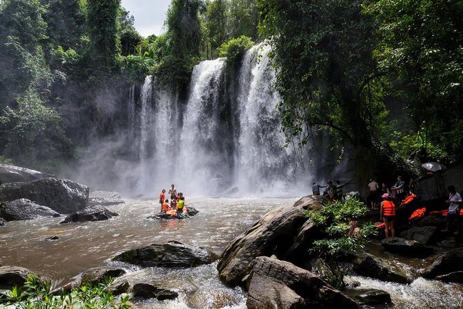 Private Kulen Mountain and Beng Mealea Temple Tour - Phnom Kulen Waterfall: Swim First, Photos Always