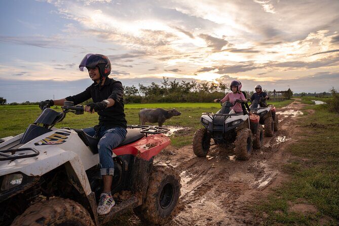Quad Bike Ride Explore the Countryside - Sunset over rice paddies: why the timing is the magic part