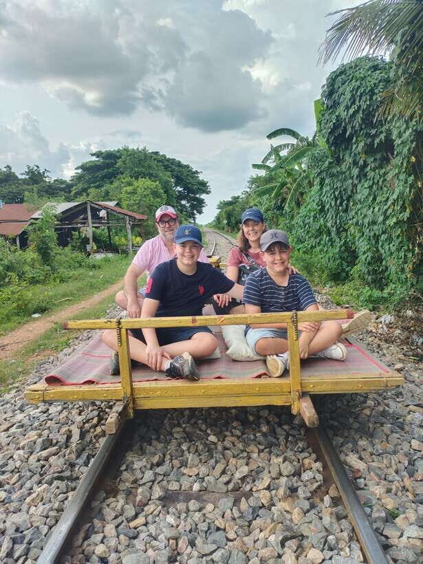 Secret Countryside Rice fields-Bamboo Train/Bat Cave - Phnom Sampov Viewpoints and the Killing Cave stop