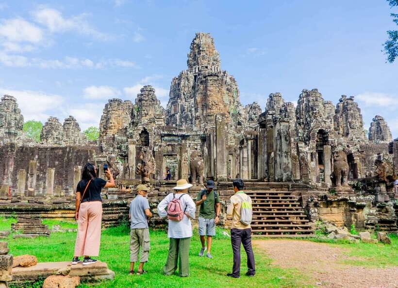 Siem Reap: Angkor Sunrise Jeep Tour / SUV Car Available - Ta Prohm by jeep: jungle overgrowth and the kind of photos you actually want