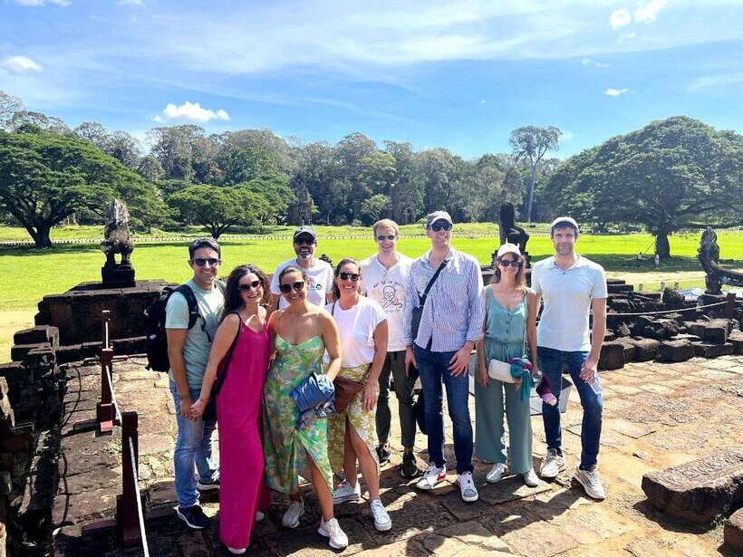 Siem Reap: Angkor Wat: Small-Group Sunrise Tour - Srah Srang: outdoor breakfast and a needed breather