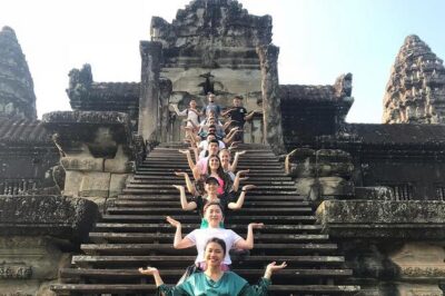 Siem Reap Angkor Wat Sunrise Explore The Most Iconic Temples - Angkor Wat sunrise from the western entrance: the real crowd advantage