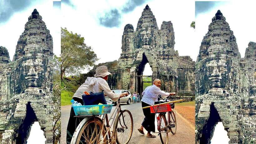 Siem Reap: Angkor Wat Sunrise Tour With Small Group - Bayon Temple: 54 towers and the stone faces of Angkor Thom