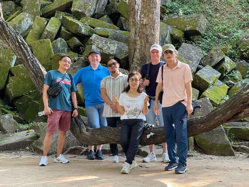 Siem Reap: Beng Mealea, Banteay Srei & Kulen Waterfall Trip - Banteay Srei’s pink stone carvings: fine detail at a calmer pace