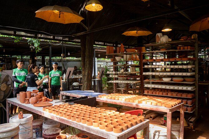 Siem Reap City Bike Tour / E-Bike or Tuk Tuk - Riding out: the countryside feel between craft stops and temples