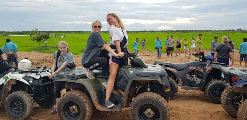 Siem Reap: Countryside Quad Bike Sunset Adventure - Safety Briefing and the Polaris Trail Boss 330cc Setup