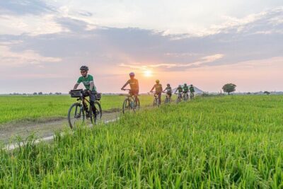 Siem Reap: Countryside Sunset Bike Tour / E-Bike or Tuk Tuk - The timing and vibe: 2:30 pm pickup to about 7 pm